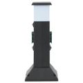 vidaXL Stĺpik so zásuvkou, lampou a hrotom 2-cestný 16x16x39,5 cm
