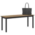 vidaXL lavička Remeselnícky dub 110 x 35 x 45 cm Kompozitné drevo