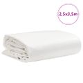 vidaXL Celta, biela 2,5x3,5 m 650 g/m²
