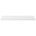 vidaXL Plávajúce nástenné police 2 ks, lesklé biele 90x23,5x3,8cm, MDF