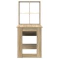 vidaXL Stôl Sonoma dub Kompozitné drevo 122 x 67 x 145 cm