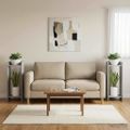 vidaXL Stojan na rastliny 2 ks Betónovo sivá 30 x 30 x 80 cm