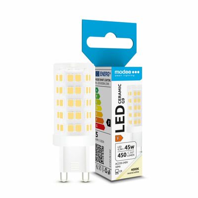 Modee Lighting LED G9 Ceramic žiarovka G9 6W neutrálna biela (ML-G9C4000K6WN) ERP