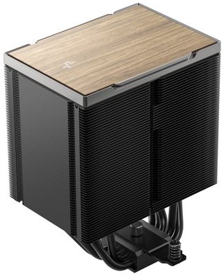 DEEPCOOL chladič AK500 G2 / 120mm fan / 5x heatpipes / PWM / pre Intel i AMD / čierny Chladenie CPU, 5× medené heat pipes, 120mm ventilátor, hydraulické ložisko, 2200 RPM, 63.4 CFM, ?31.45 dB(A), Intel/AMD, drevený de