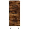 vidaXL Komoda dymový dub 34,5x34x90 cm spracované drevo