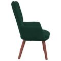 vidaXL kreslo Tmavozelená 63 x 67 x 94 cm Zamat