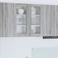 vidaXL Závesná skrinka Sivý Sonoma 80 x 31 x 80 cm Kompozitné drevo