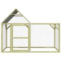 vidaXL Kurník 200x100x150 cm impregnovaná masívna borovica