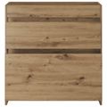 vidaXL Skriňa pod umývadlo do kúpeľne Dub artisan 78,5 x 37,5 x 81 cm