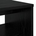 vidaXL TV skrinka 100 x 35 x 40 cm Čierny dub Kompozitné drevo