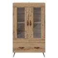 vidaXL Highboard Remeselný dub 69,5 x 31 x 115 cm