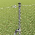 vidaXL Hexagonálny plotový základ 100 x 1,6 m Pozinkovaná oceľ