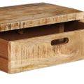 vidaXL TV stolík (118-200) x 30 x 40 cm masívne drevo mango
