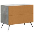 vidaXL Nočný stolík Betónovo sivá 62 x 34,5 x 47,5 cm Kompozitné drevo