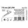 Stierač FLAT BULK (PIN) 28"/710mm