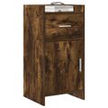 vidaXL Servírovacia skriňa Dymový dub 40 x 36 x 80 cm Kompozitné drevo