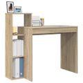 vidaXL Stôl Sonoma dub Kompozitné drevo 100 x 40 x 90 cm
