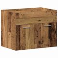 vidaXL Kúpeľňová skriňa Staré drevo 60 x 38,5 x 46 cm Kompozitné drevo