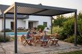 Bioklimatická pergola G21 Austin Premium 4x3 m, antracitová hliníková