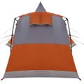 vidaXL Teepee stan pre 8 osôb 8 osoba Šedá a oranžová