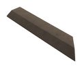 Prechodová lišta G21 pre WPC dlaždice indický teak pre WPC dlaždice, 38,5 x 7,5 cm rohová (pravá)