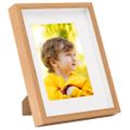 vidaXL 3D fotorámiky 3 ks dub 21x29,7 cm 15x20 cm na fotku