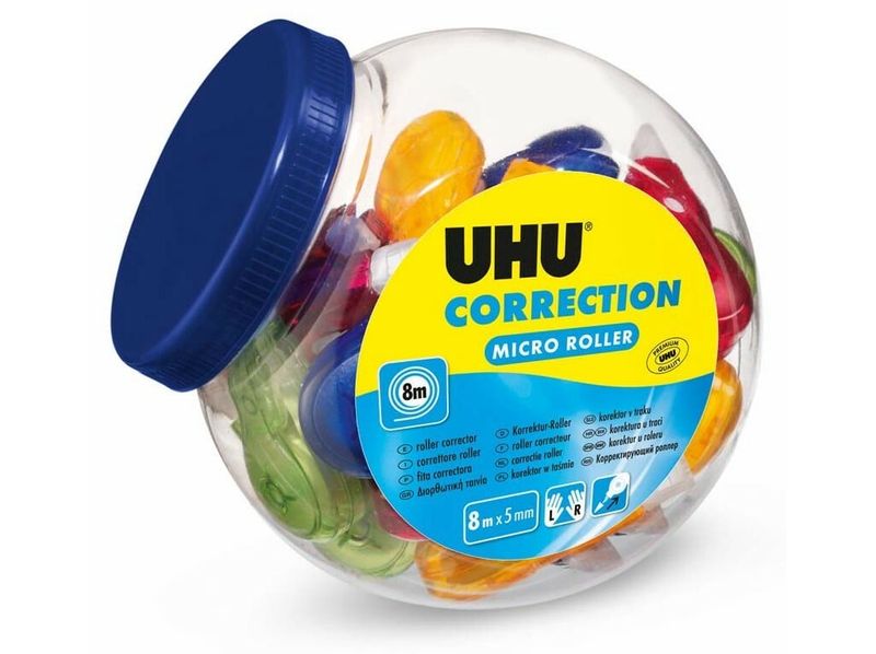 UHU Correction Roller Micro 8mx5mm Tray korekčná páska (1100000195)