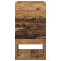 vidaXL Koncový stôl Staré drevo 30 x 30 x 56 cm Kompozitné drevo