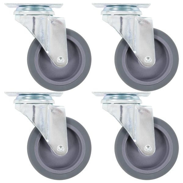 vidaXL Otočné kolieska 4 ks 75 mm