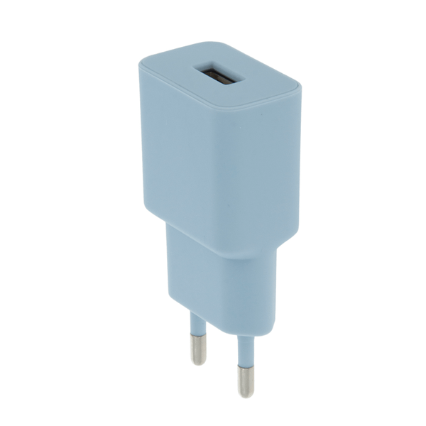 SETTY nástenná nabíjačka 1x USB-A 2,4A LSIM-A-123 Blue modrá (GSM165728)