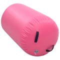 vidaXL Nafukovací gymnastický valec s pumpou 100x60 cm PVC ružový