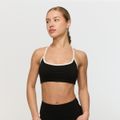 Športová podprsenka Varsity Black - GymBeam, veľkosť S