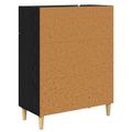 vidaXL Servírovacia skriňa Čierny dub 34 x 69.5 x 89 cm