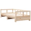 vidaXL Denná posteľ s matracom 90x200 cm masívna borovica