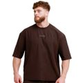 Tričko Oversized Unstoppable Brown - GymBeam, veľkosť M, veľkosť oblečenia M