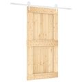 vidaXL Posuvné dvere Prírodná a biela 100 x 210 cm