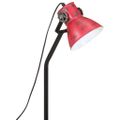 vidaXL Stolová lampa 25 W šmuhovaná červená 17x17x60 cm E27