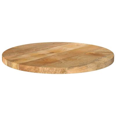 vidaXL Stolová doska Ø40x2,5 cm okrúhla masívny mangovník