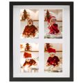vidaXL 3D fotorámiky 5 ks čierne 28x35 cm na 4 obrázky (10x15 cm)