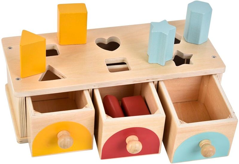 2Kids Toys Triedenie tvarov Šuplíčky