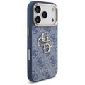 Puzdro Guess pre iPhone 17 Pro HC 4G PU W/ BIG 4G CLASSIC LOGO GD modré