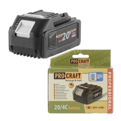 Batéria PROCRAFT 20V 4000mAh 20/4C