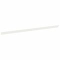 vidaXL Obrubník trávnika 20 ks 102 x 4 x 4 cm Oceľ Biela