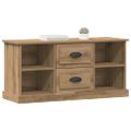 vidaXL TV skrinka 99,5 x 35,5 x 48 cm Remeselný dub Kompozitné drevo