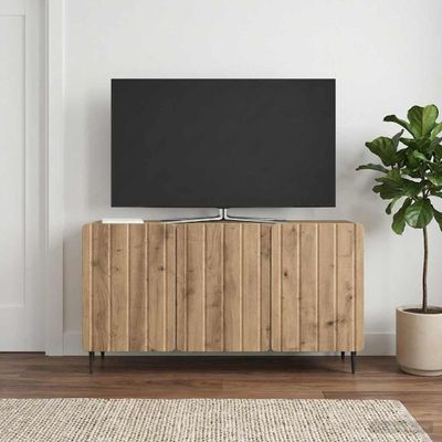 vidaXL TV skrinka 99 x 34,5 x 52 cm Dub artisan Kompozitné drevo