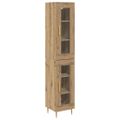 vidaXL Highboard 2 ks Remeselný dub 34,5 x 34 x 180 cm