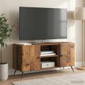 vidaXL TV skrinka 102 x 34,5 x 50 cm Staré drevo Kompozitné drevo