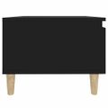 vidaXL Bočné stolíky 2 ks čierne 50x46x35 cm spracované drevo