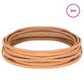 vidaXL Kožený remienok 1 Svetlohnedá 200 x 0,4 cm Koža