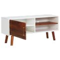 vidaXL TV skrinka 110x35x50 cm masívne akáciové drevo a MDF